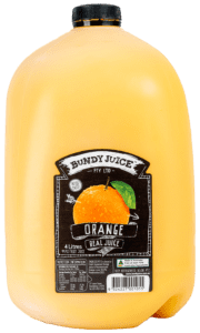 4 Litre Orange Juice Premium 99.9%
